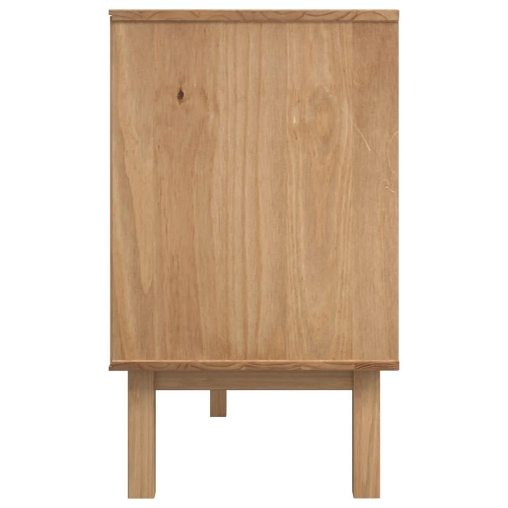 Credenza,Mobile cucina Mobiletto Multiuso per Buffet con Cassetti Per Sala da Pranzo Salotto Corridoio Cucina 114x43x73,5 cm in Legno Massello di Pino