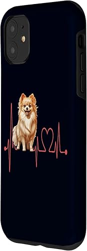 Miniatura 8 de iPhone 14 Juguete ruso perro latido del corazón ECG divertido para los amantes de los perros dueños caso
