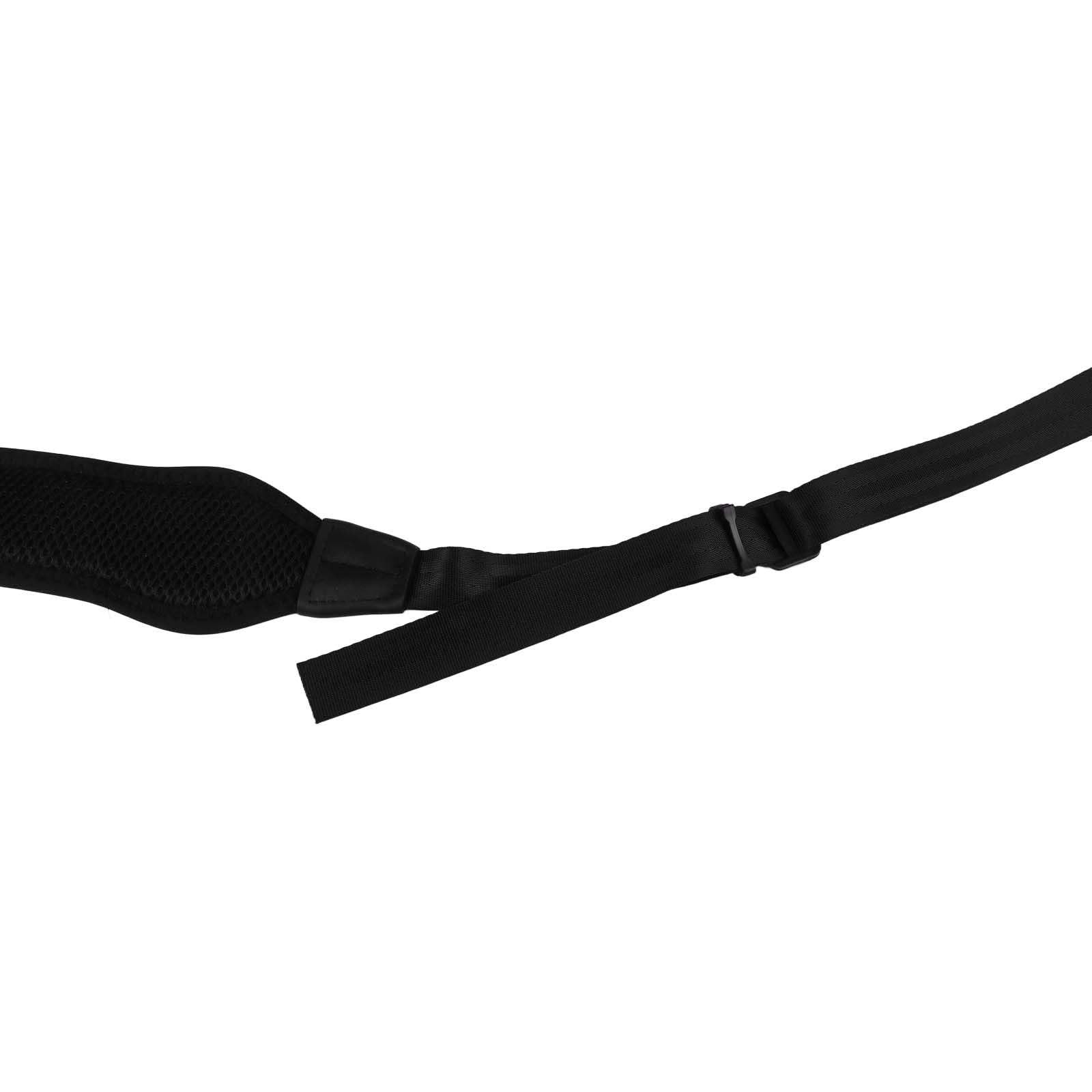Sangle d'épaule réglable en laiton pour baryton euphonium basson ténor harnais de soutien confortable en coton respirant noir 195 cm