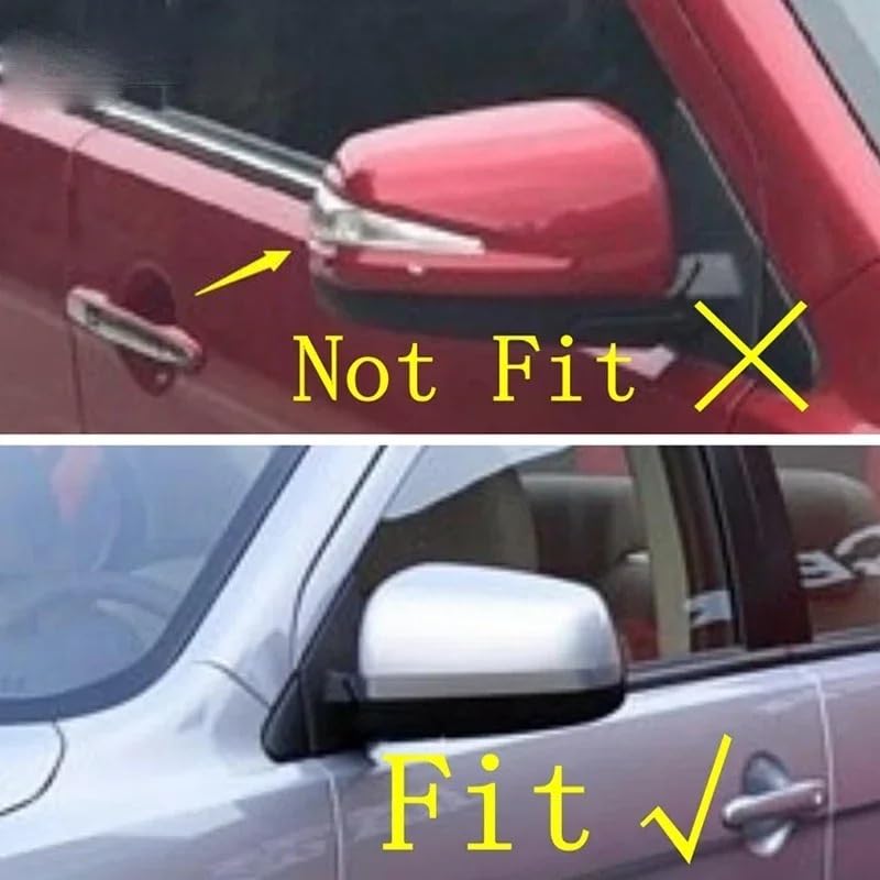 Capuchon rétroviseur pour Lancer EX berline 2008-2012 coque de protection paire - 3