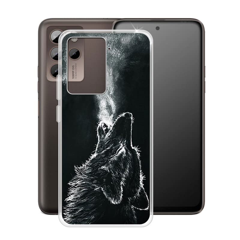 TREBAM Cover Morbida Per HTC U23 Pro (6.7''), Custodia Silicone TPU Trasparente Antiurto Con Disegno 'Come L'amore' - Sottile E Antigraffio