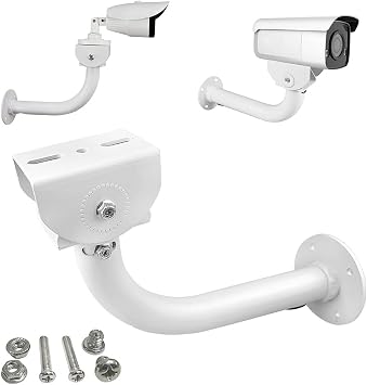 CCTV Security Camera Mount Bracket, Surveillance Camera Bracket Wall Mounting for Universal Indoor Outdoor CCTV Housing Mount