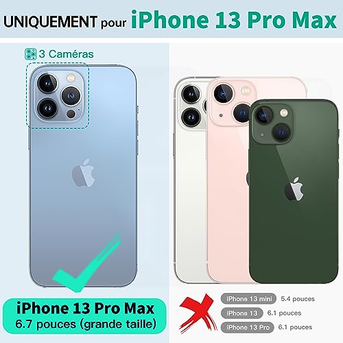 Coque antichoc iPhone 13 Pro Max étanche IP68 incassable MagSafe
