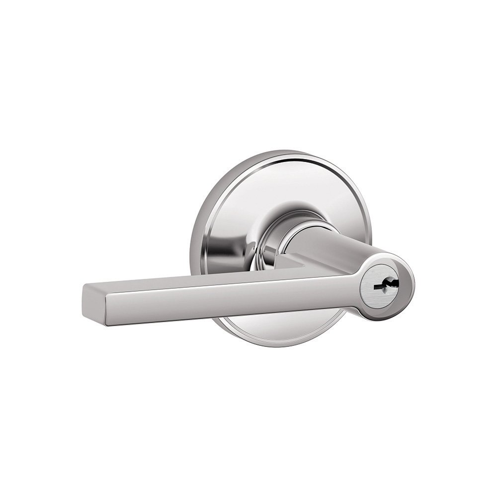 J-Series by Schlage Solstice Door Lever with Standard Trim, Keyed