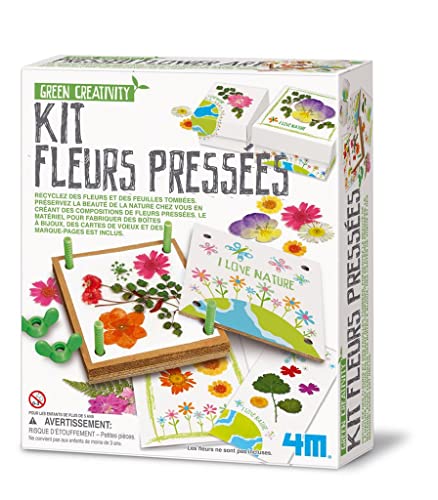 4M- Kit de Flores prensadas, Multicolor, Talla única (5664567)