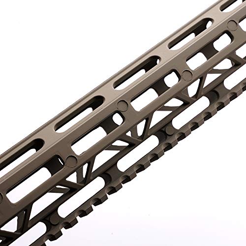 Amazon | AR15 M4 M16 AEG用 7 10 12.5 15 16.5インチ M-LOK