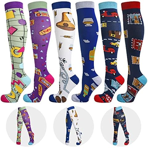 LEOSTEP Compression Socks for Men & Women Circulation , Unique Stockings Support For Running, Skating, Pregnant, Fitness Cover