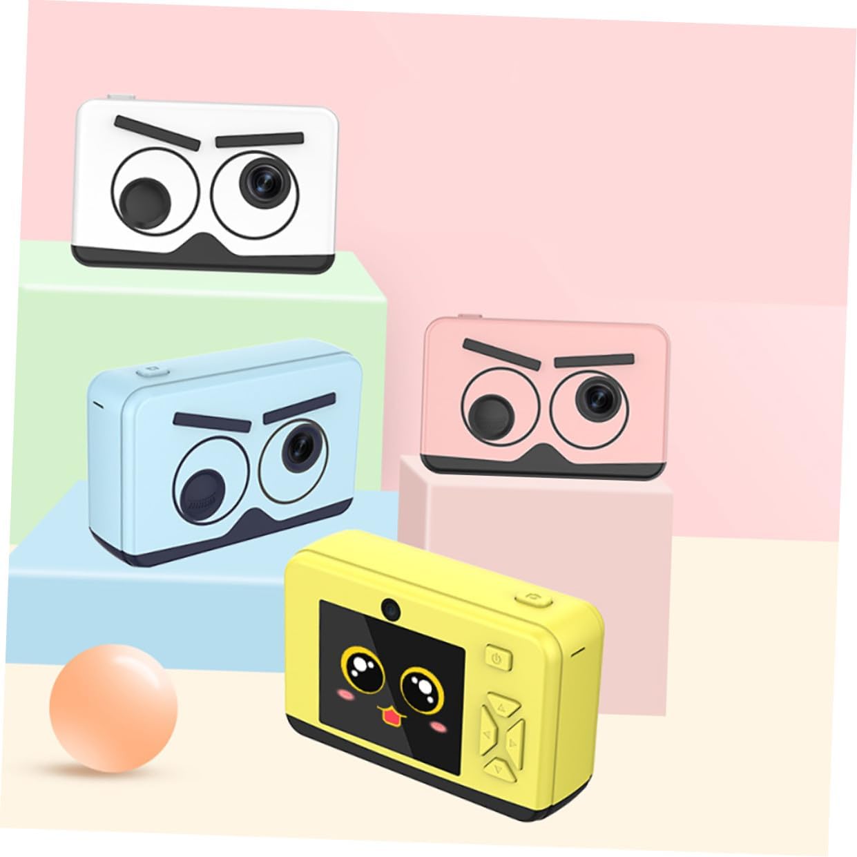 GALPADA Digital Camera for Boys, High-Definition Anti-Drop Creative Photo and Video Recorder, Portable Camera Suitable for ’s Outdoor and Travel Use Random Color