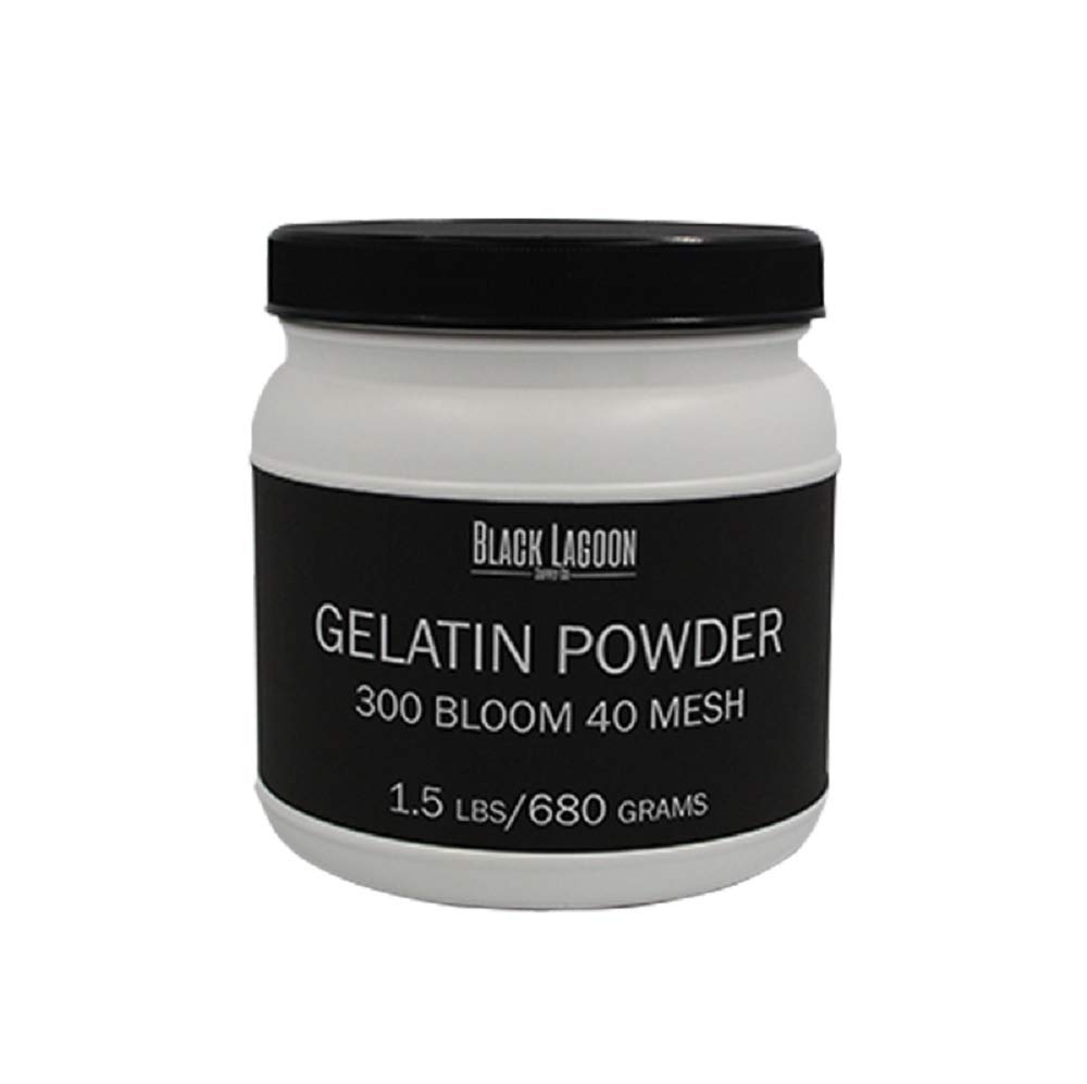 300 Bloom Gelatin Powder 1.5 lbs / 680 g. 40 Mesh