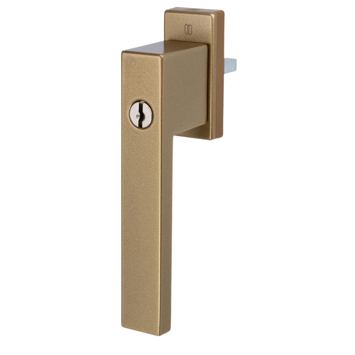 Hanna Model Window Handle with 2 Keys in Assorted Colours, Gold