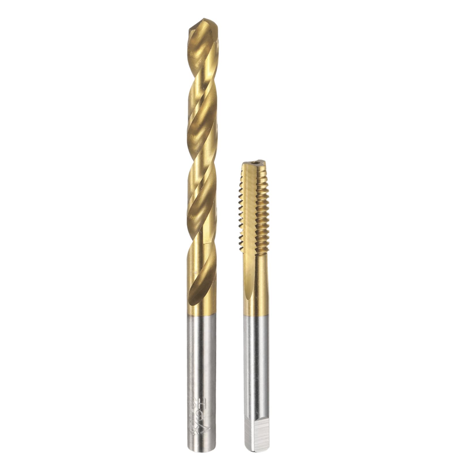 Taraud 5/16-18 UNC et foret 6,5mm HSS-6542 au titane uxcell
