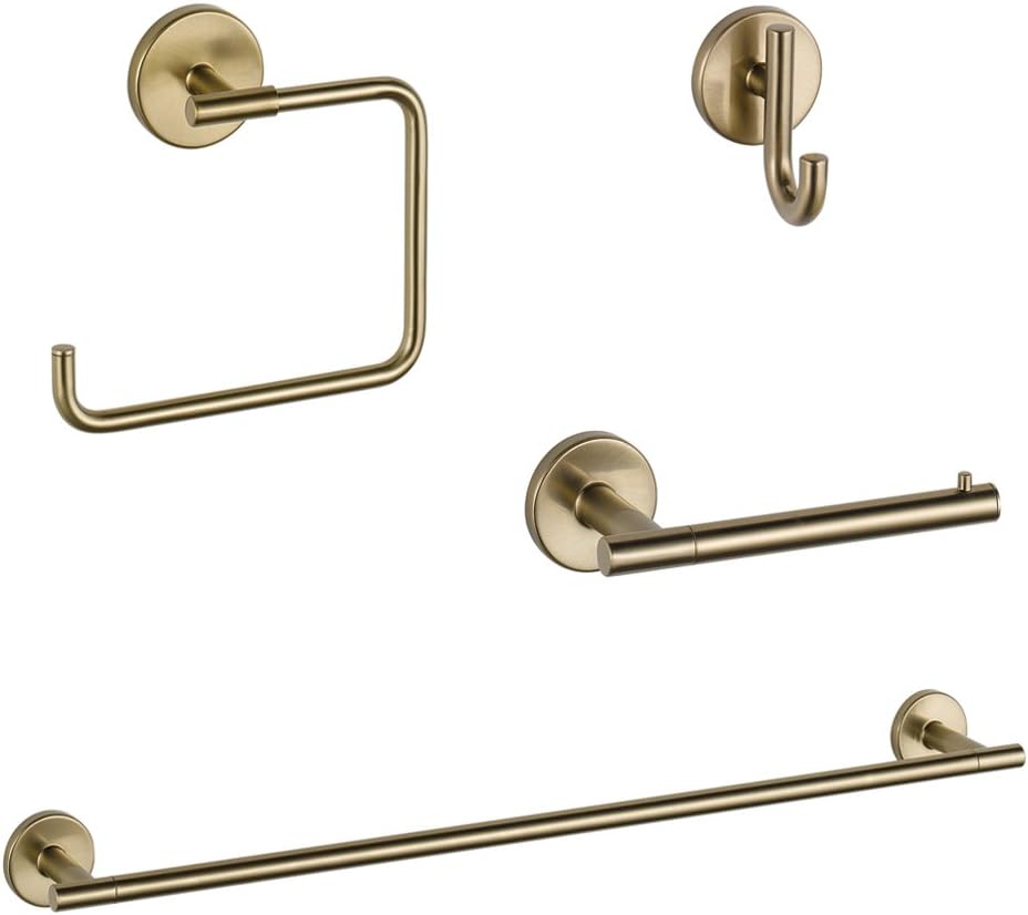 Delta KA-TRI-4-CZ Trinsic 4-Piece Accessory Kit, Champagne Bronze