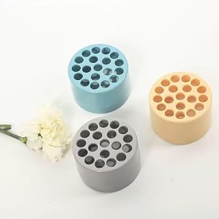 Floral Bouquet Holder for Flower Arrangements, Plastic Flower Frog for Hand-Tied Bouquets, Centerpiece Making Tool (Green)