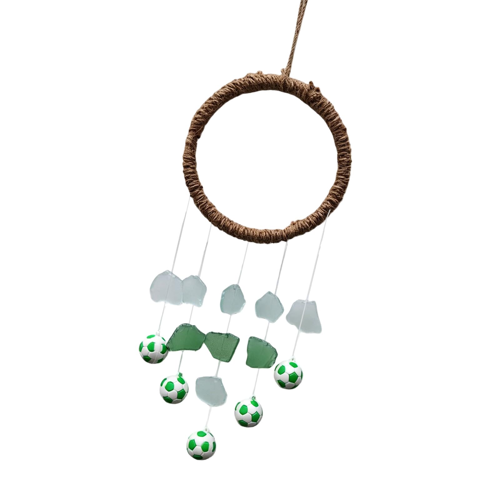 TFAOYS Sea Glass Wind Chimes for Window Decors Handcrafted Wind Chimes for Outside, Party Beach Decors Outdoor Garden Decoration Hanging Ornament