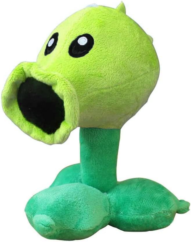 E.a@Market PVZ Game Pea Shooter Plush Toy 7"/17cm Tall