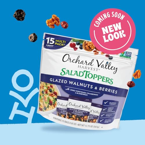 Image of Orchard Valley Harvest Glazed Walnuts Berries Salad Toppers, 0.85 oz