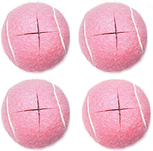 Balles de tennis prédécoupées URBEST rose pour protéger le sol de la cuisine