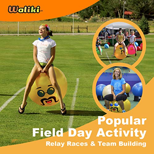 Waliki Hopper Ball For Kids 3-6 | Hippity Hop | Jumping Hopping Ball | Relay Races | Pink 18” #TOP3