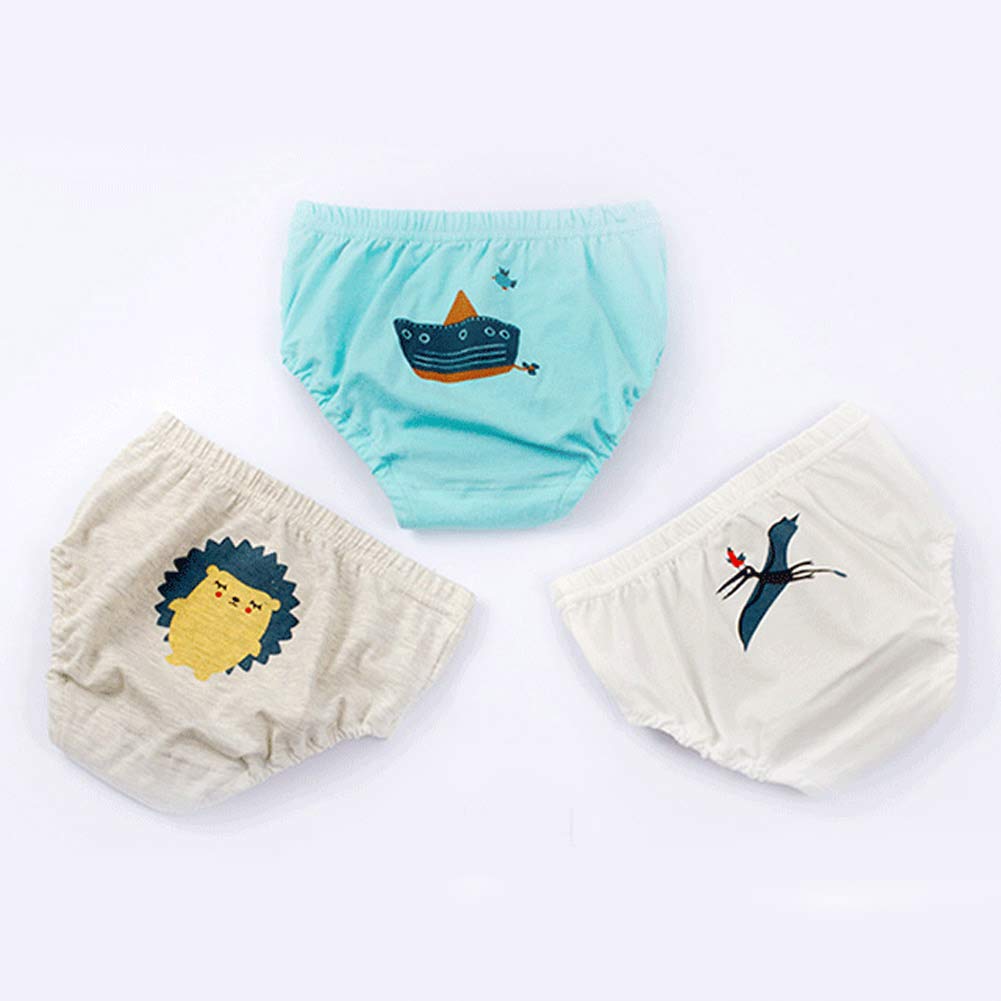Baby/Kleinkind Jungen & Mädchen 6er Pack Baumwolle Unterhose Unterwäsche Höschen Schlüpfer - in verschiedenen Kombination von Cartoon Stoffdruck(1-3 Jahre)