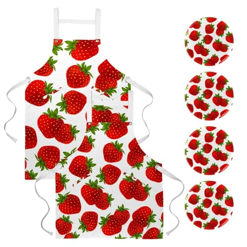 Tablier de serveuse pour restaurant bistrot bar et cuisine lot de 2 pièces