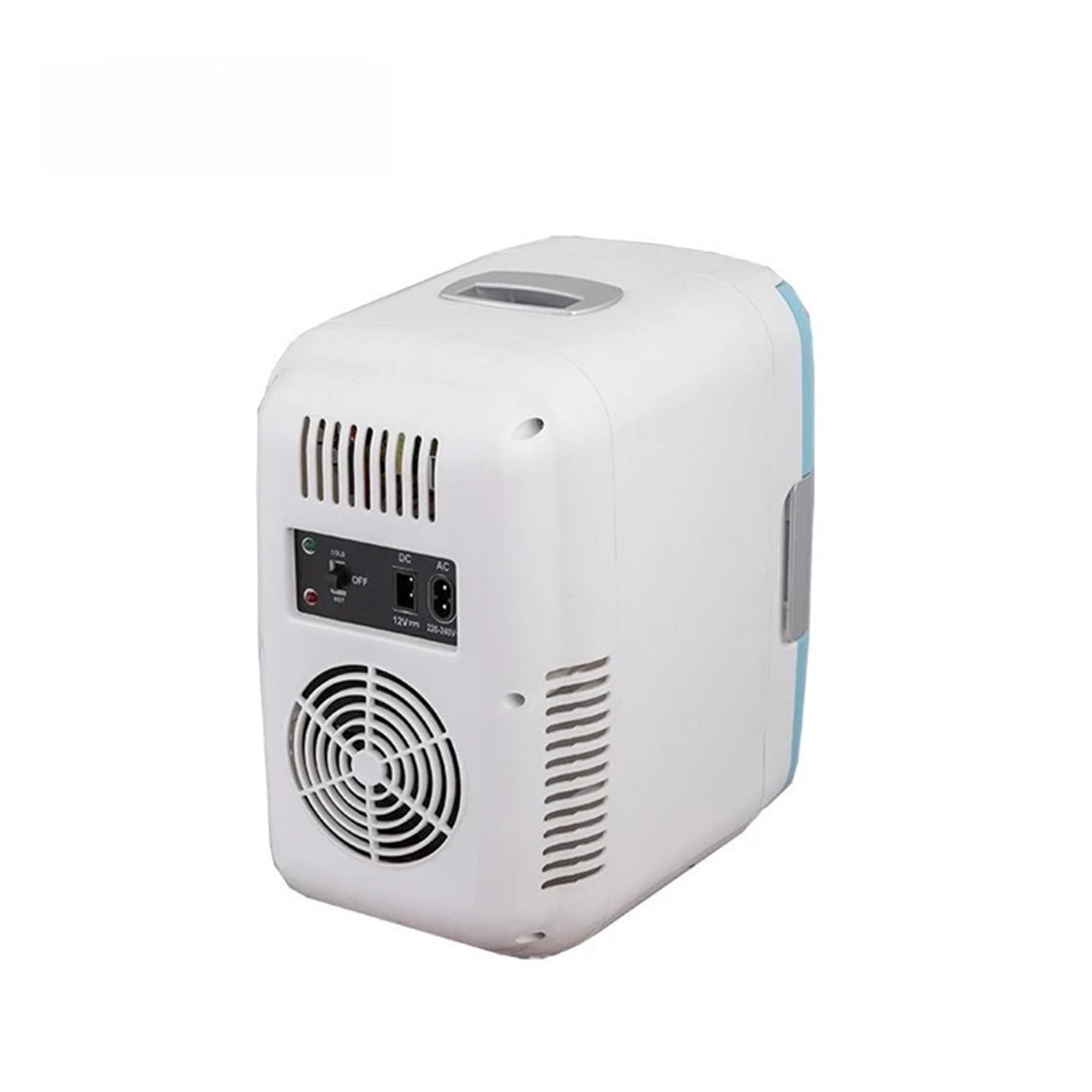 Refrigerador for Coche de 6 litros for el hogar, 2 Unidades con calefacción y refrigeración, 49-59 W(Powder)