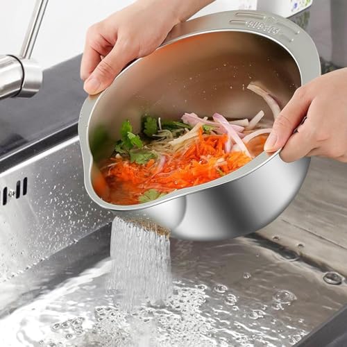 Colador de Acero Inoxidable para Arroz 7.5 x 5.5 x 3.5 in miniatura 6