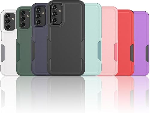 Miniatura 7 de Funda para Samsung Galaxy A15 5G funda protectora de doble capa resistente para teléfono celular a prueba de golpes con protector de pantalla -