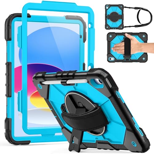 Funda para iPad de 11" Weuiean militar anti-golpes con soporte 360