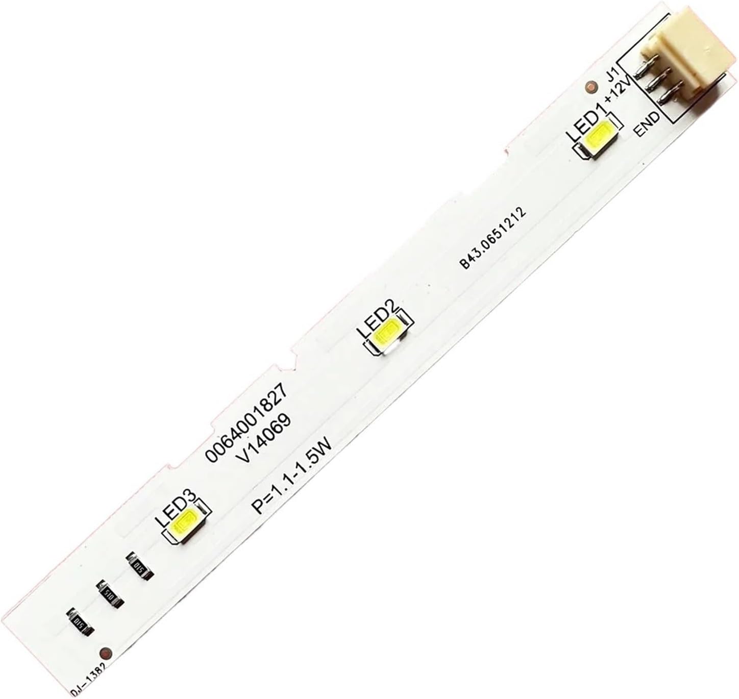 1/5pcs Fridge Parts Accessories For 0064001827 532WDPT 575WDBI Front-door Freezer LED Backlight Bar Strip(5PCS)