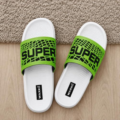 Image of WARKO Slippers For Men | Stylish Chappal For Boys | Soft Cushioned EVA Slides Slipper | Casual FlipFlop Daily Wear Footwear | Indoor Outdoor Use