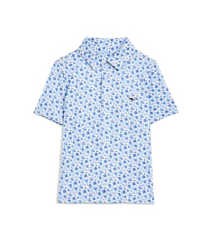 Image of vineyard vines Boys' Printed Sankaty Performance Polo, Multi Sport, 2T