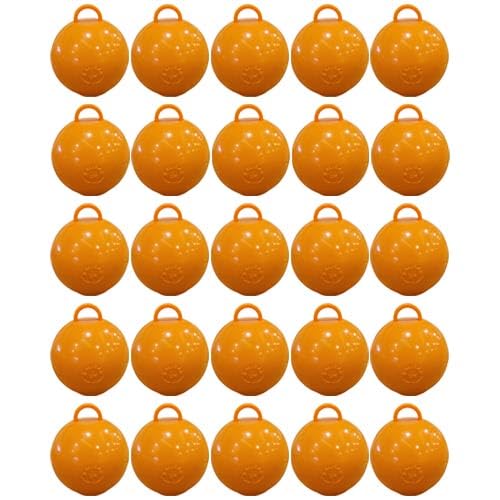 Orange Round Bubble Balloon Weights 75g - Pack of 25