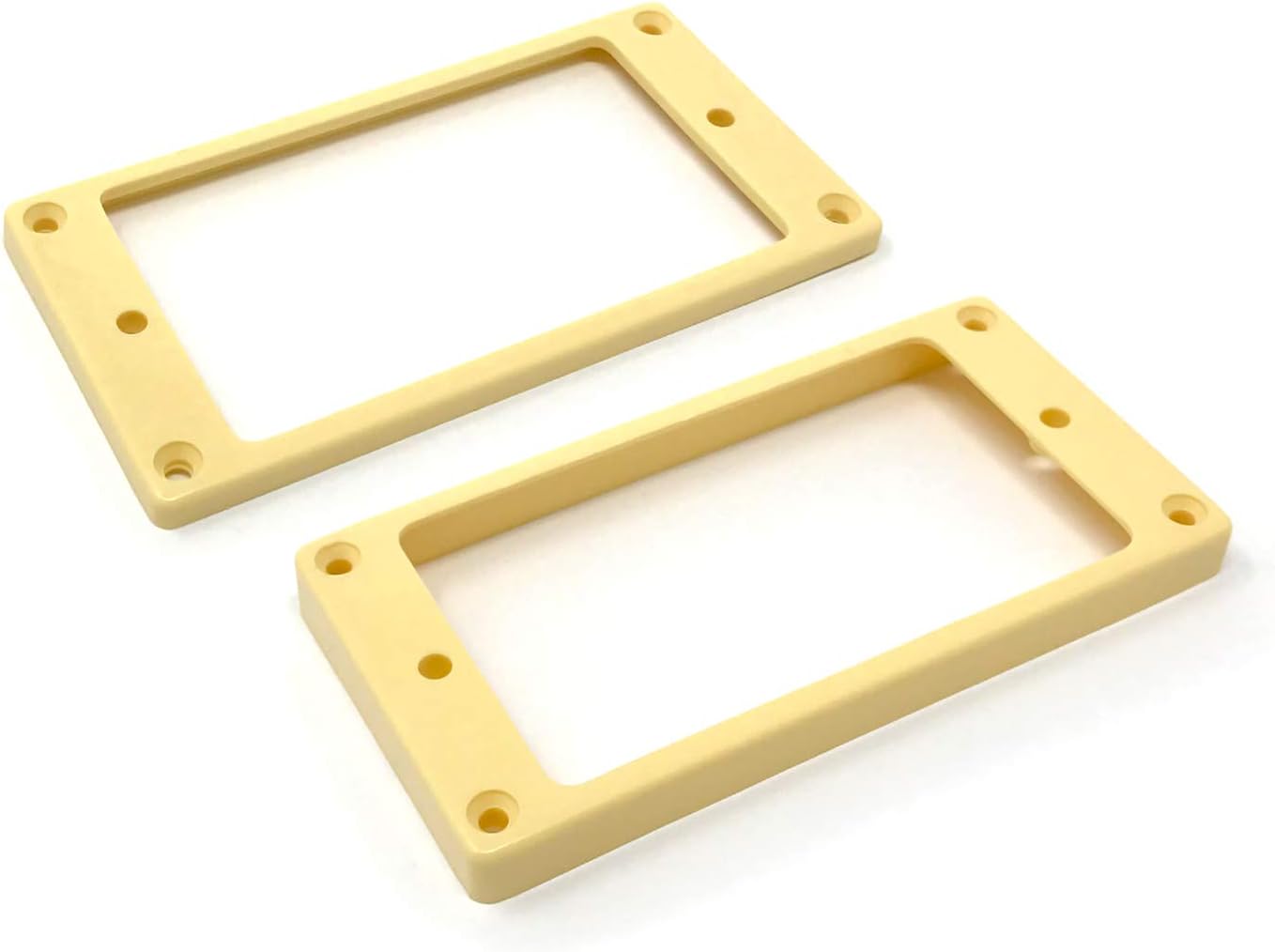 Vintage Forge Cream Flat Bottom Humbucker Pickup Mounting Ring Set (Bridge & Neck) for Epiphone Guitars HR1300F-CRM