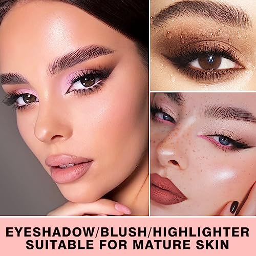 De'lanci Soft Pink Brown Eyeshadow Palette,12 Color Matte Shimmer Nudes Neutral Eyeshadow Palette For Natural Or Smoky Eye Look, Long Lasting Naked Shade For Women And Girls,Ultra-Blendable,Earth Tone #TOP1