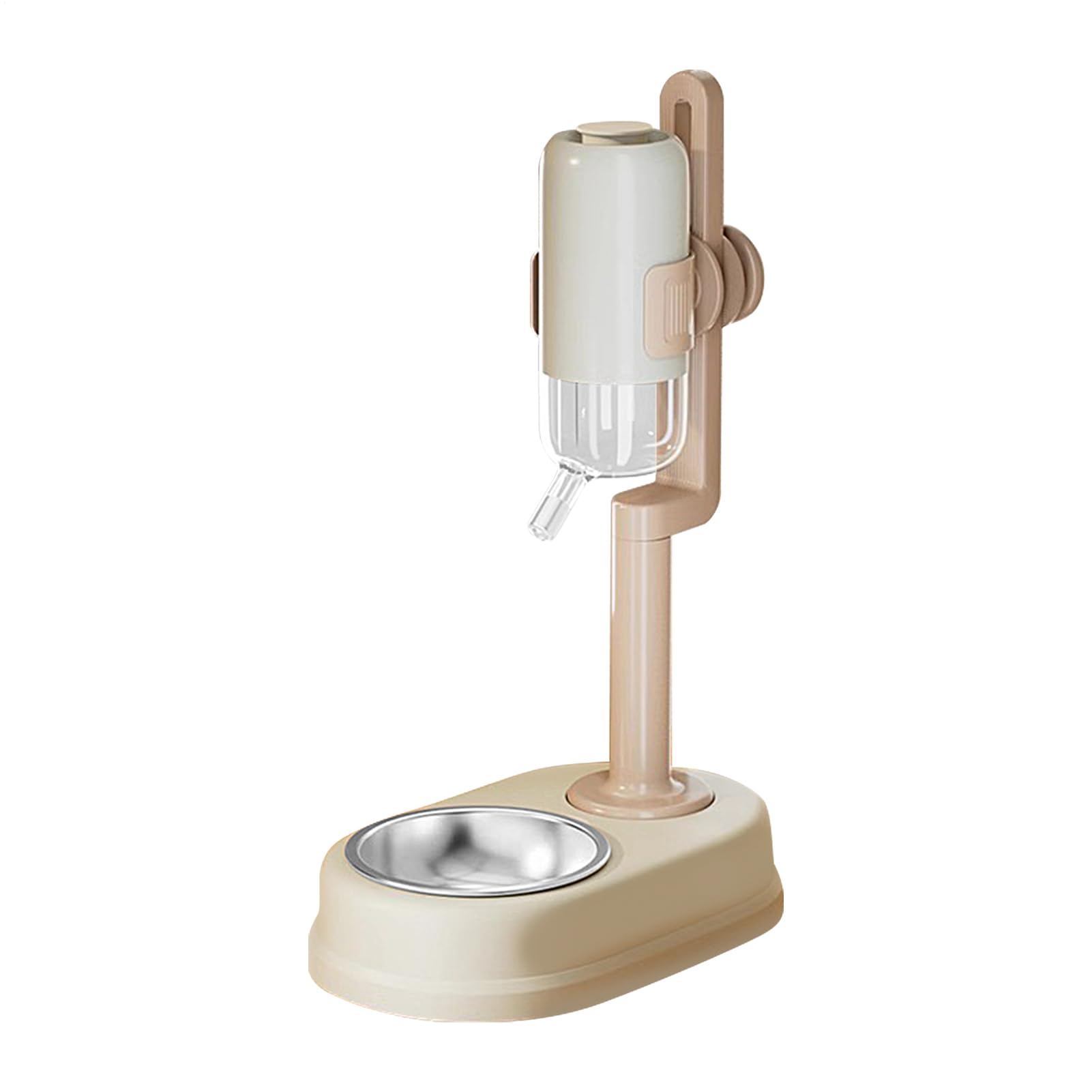 Distributore di acqua e cibo multifunzione, verticale, per animali domestici, dispenser automatico, dispenser d'acqua per per cani, per gatti, antigoccia, facile da pulire