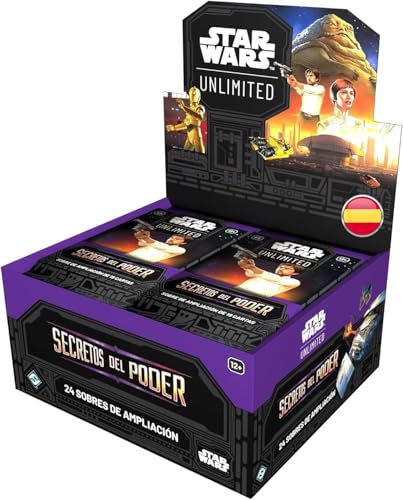 Fantasy Flight Games Asmodee FFG Star Wars Unlimited Gioco Collezionabili Segreti del Potere, 24 Buste da 16 Carte, TCG a partire da 12 Anni per 2 Giocatori, Spagnolo, Multicolore SWH0602ES