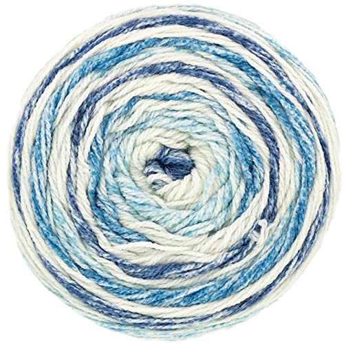 King Cole Harvest DK Knitting Cake Yarn Acrylic & Alpaca Wool 1 x 150g Ball (Morning Sky - 5204)