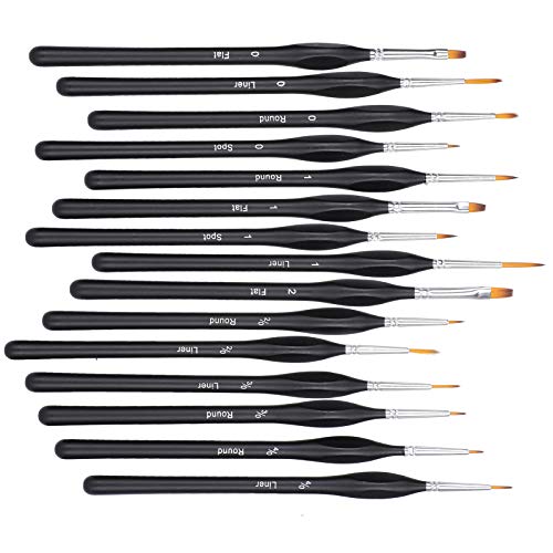 Set de 15 pinceles de pintura con triangular ergonómico para óleo, acuarela y dibujo 3