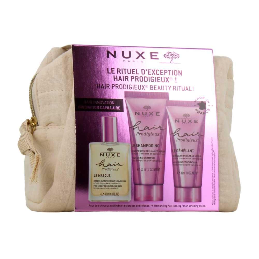 NUXE - LE RITUEL 'EXCEPTION HAIR PRODIGIEUX - Kit da 3