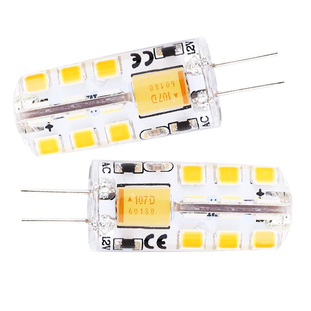 LEDGLE 3.5W G4 Ampoule LED,Équivalent 25W Lampe Halogène 35W Éclairage Domestique 360° Angle De