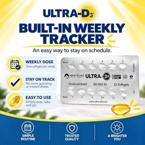 ULTRA-D3 Once-Weekly Vitamin D3 Softgels