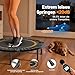 MERACH Mini Trampolin - 102cm/122cm Fitness Trampolin Faltbar, Maximale Belastung 150 KG, Trampoline für Bewegungstraining Leise