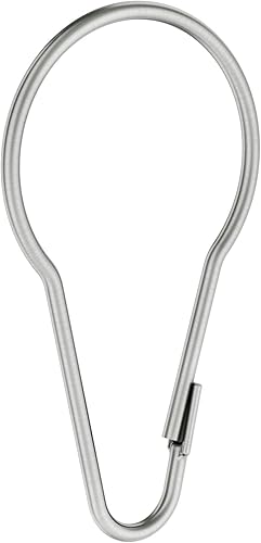 Miniatura 8 de Moen MDN2170BN Magnetix - Barra de cortina de ducha individual curvada ajustable de 60 pulgadas, níquel cepillado