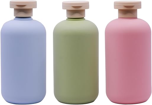 3-Pack Travel Squeeze Bottles, 10oz