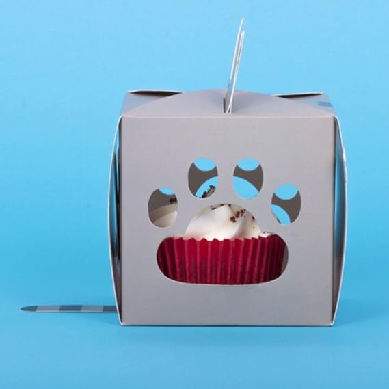 Thumbs Up. pushcchld6 Media for Cupcakes, Paper, Red, 8 Units
