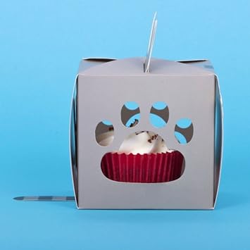 Thumbs Up. pushcchld6 Media for Cupcakes, Paper, Red, 8 Units