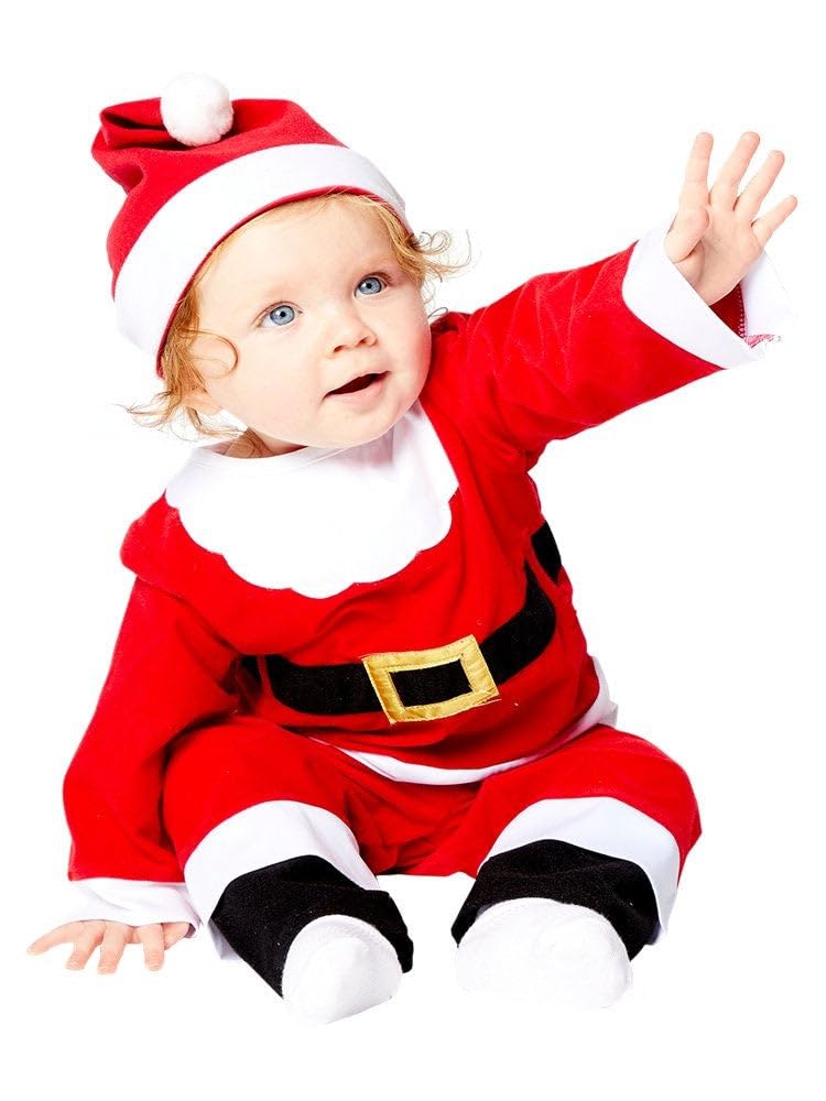 amscan 9904085 - Toddler Little Santa Suit Christmas Fancy Dress Costume Age: 18-24 Months