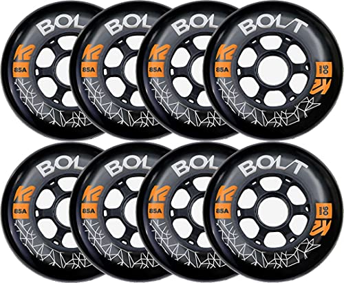 K2 Skate Bolt 90 MM / 85A 8-Wheel Pack W/ILQ 9