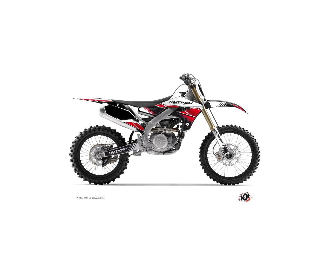 Kit deco Yamaha 250 YZF rouge Stripe pour briller sur les terrains de moto cross