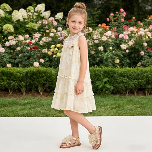 Image of Kiderence Toddler Girls Sandals Little Girls Kids Shoes Girls Sandals Toddler